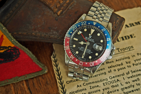 preowned Rolex GMT pepsi bezel