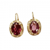 Tourmaline Drop Earrings 2.70 Carats 14K Gold