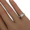 1.01ctw Diamond Engagement Ring Platinum hand