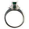 1.07ctw Emerald Birthstone May Ring 14k top