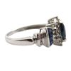 1.17ctw Sapphire White Gold Ring side