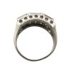 1.60ctw Baguette and Round Diamond Platinum Band top