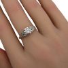 .10ct Diamond Solitaire Ring 18K Gold & Platinum hand