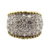 4.50ctw Diamond Dome Ring 18K Gold & Platinum