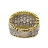 4.50ctw Diamond Dome Ring 18K Gold & Platinum back