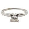 .58ct Princess Diamond Solitaire Engagement Ring 14K