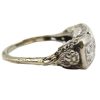 .75ctw Art Deco Three Stone Diamond Ring 14K side