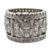 8.12ctw Diamond Eternity Band Platinum