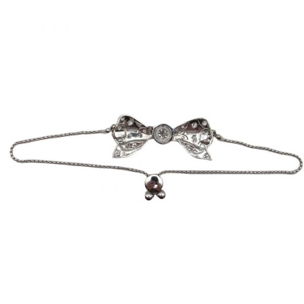 Art Deco ‘Unwrap Me’ Bow Bolo Bracelet back