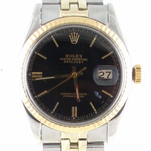 Pre-Owned Rolex Two Tone Datejust (1961) 1603 Front Close