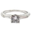 Vintage .55ctw Diamond Engagement Ring Platinum