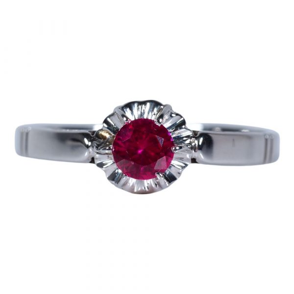 Buttercup Ruby Ring Front