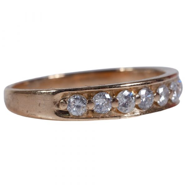 Diamond Band Ring Side