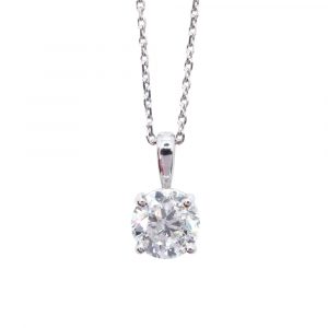 1.50 ct Diamond Solitaire Necklace