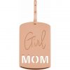 Girl Mom Pendant Rose Gold