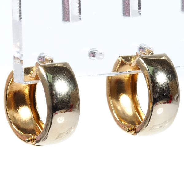 Huggie Hoop Earrings Front