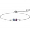 Mothers Bracelet Bezel White Gold