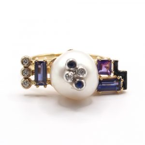 Katerina Marmagioli Small Anemone PEarl Ring