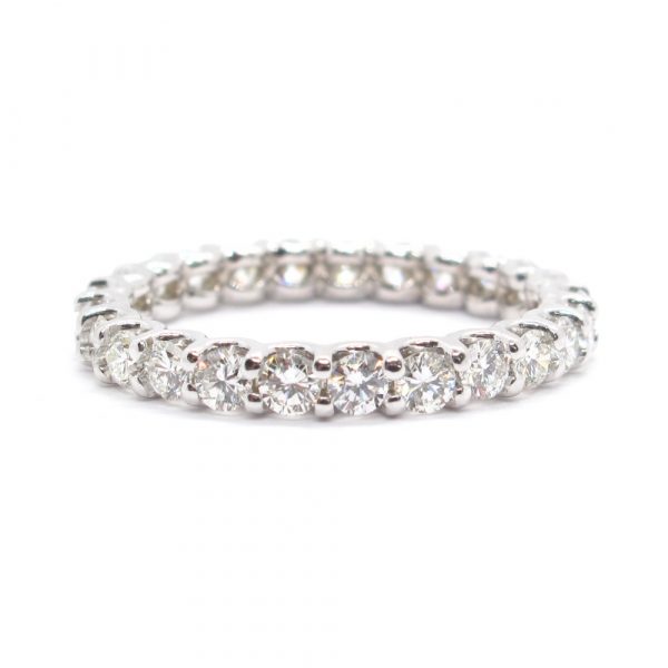 1 Carat Diamond Eternity Band White Gold