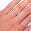 1 Carat Diamond Eternity Band White Gold Hand