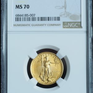 1989 $10 Gold American Eagle MS70 NGC