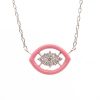 Katerina Marmagioli Groovy Pink Diamond Necklace Closeup