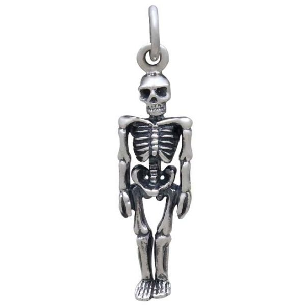 Detailed Skeleton pendant Charm