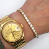 14 Diamond Bolo Bracelet 2.50 Carats Gold Worn