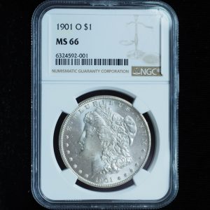 1901-O Morgan Silver Dollar MS66 NGC