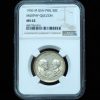 1936-M 50 Centavos Philippines Murphy-Quezon MS62 NGC