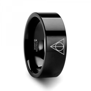 harry potter wedding band black