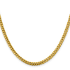 miami gold cuban chain mens necklace