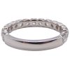 Round Diamond Wedding Band Stack Ring 1.113ctw 14k White Gold Back