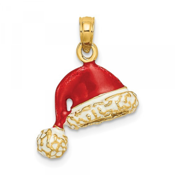 SAnta hat charm 3d front