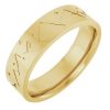 Mountain Yellow Gold Band