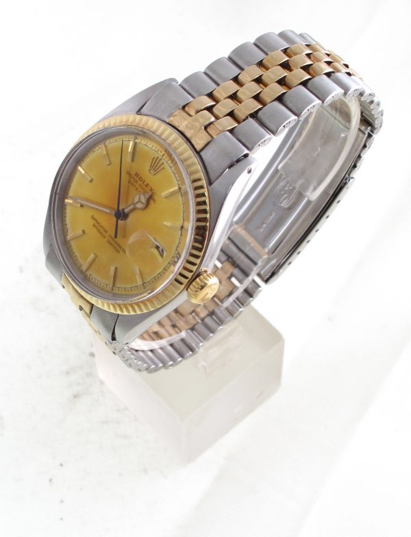 Pre-Owned Vintage Rolex Datejust (1964) Two Tone Model 1601 Left