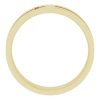 Yellow Gold Cross Wedding Band Profile