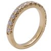 Round Diamond Wedding Band Stack Ring 1.056ctw 14k Yellow Gold Angle