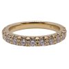 Round Diamond Wedding Band Stack Ring 1.056ctw 14k Yellow Gold Front