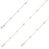 choice gold 5 diamond station bracelet