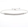 2 Carat Diamond Tennis Bracelet Bolo White Gold