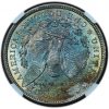 1921 Morgan Dollar MS62 NGC Beautifully Rainbow Toned