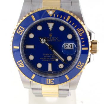 Pre-Owned Rolex Two Tone Submariner (2010) Model 116613LB Front