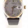 Pre-Owned Vintage Rolex Date (1964) Two Tone On Leather Model 1503 Front