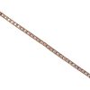 Rose Gold Diamond Tennis Bracelet 2 carats Flat