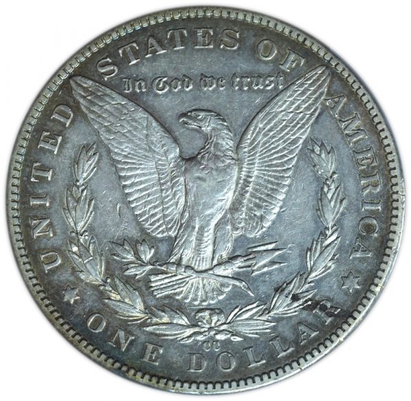 1889 CC Morgan Dollar AU Details PCGS