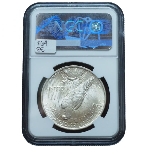 1923 Peace Dollar MS64 NGC