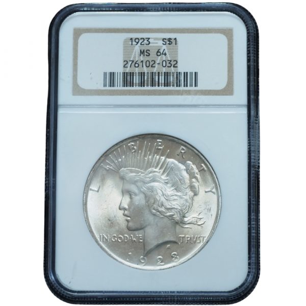 1923 Peace Dollar MS64 NGC