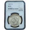 1923 S Peace Dollar MS62 NGC