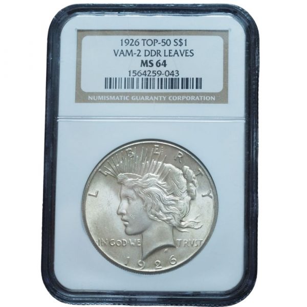 1926 Peace Dollar MS64 NGC Vam-2 DDR